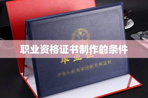 日喀则职业资格证书制作的条件