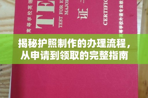 日喀则揭秘护照制作的办理流程，从申请到领取的完整指南