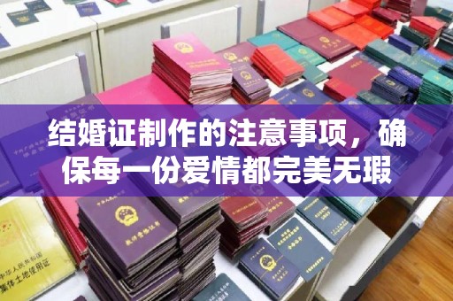 日喀则结婚证制作的注意事项，确保每一份爱情都完美无瑕