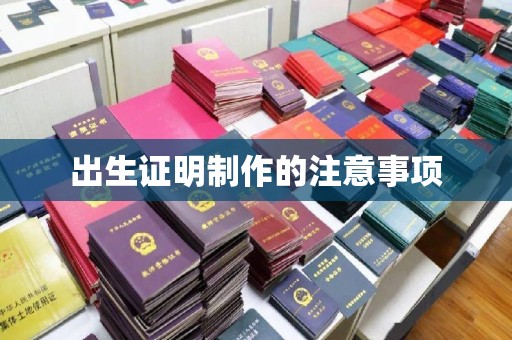 日喀则出生证明制作的注意事项